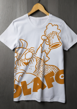 Camiseta Cartoon Vintage Olafo